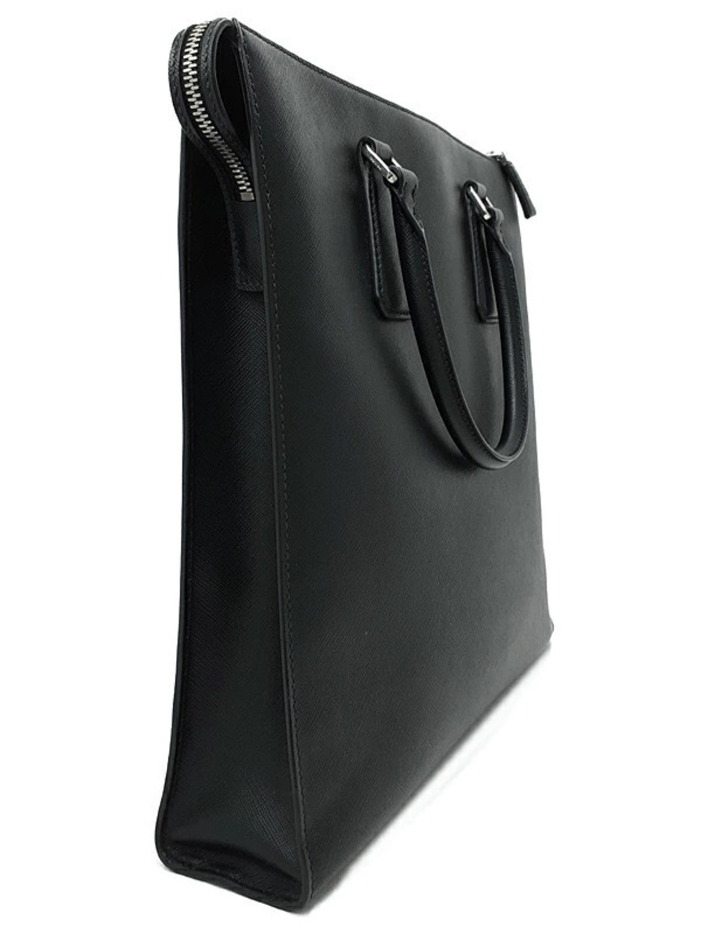 Prada Saffiano Tote Bag Leather Black